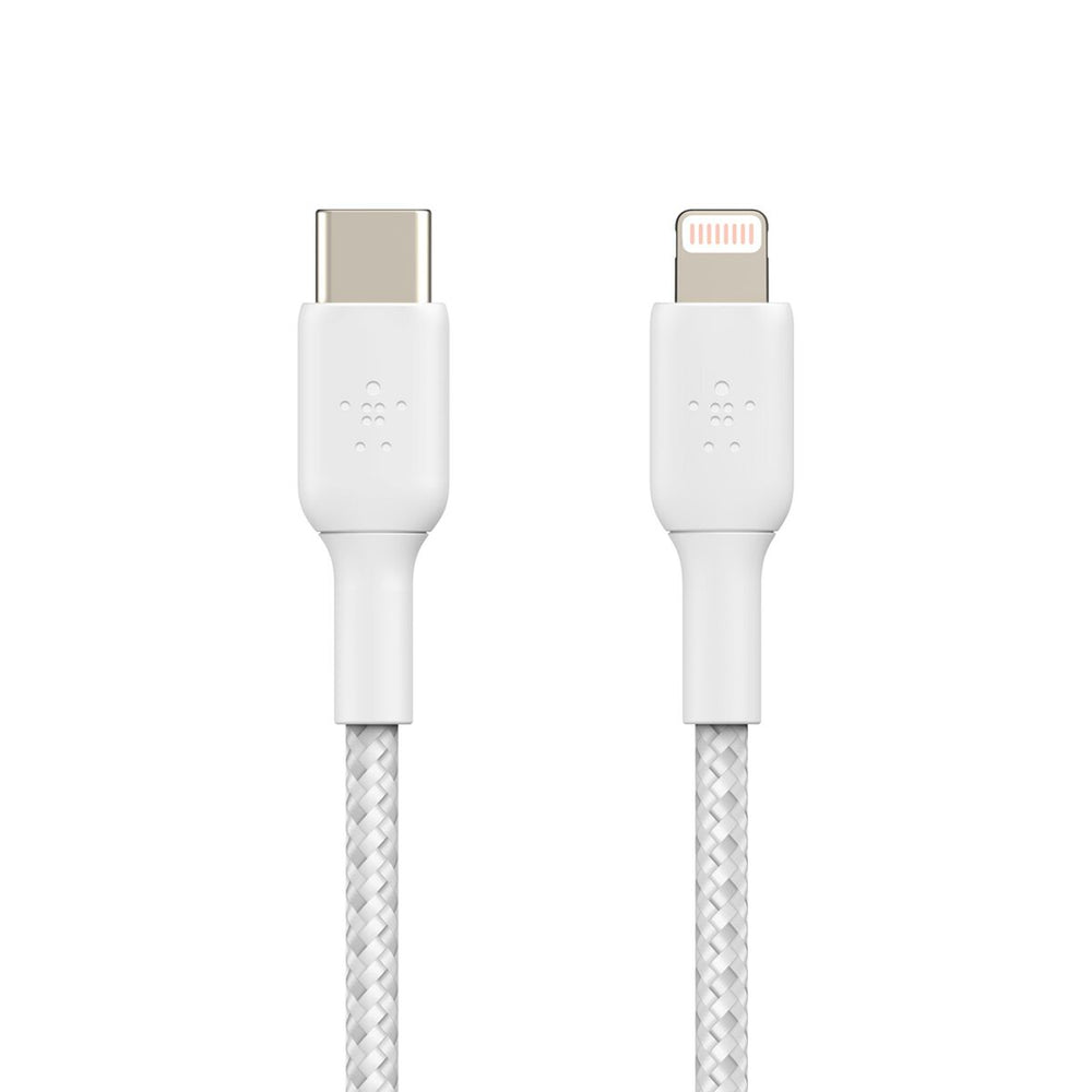 Belkin BoostCharge Pro Braided USB-C to Lightning Cable 1m - White