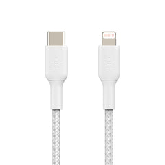 Belkin BoostCharge Pro Braided USB-C to Lightning Cable 1m - White