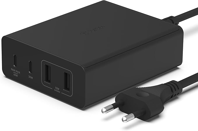 BELKIN BOOSTCHARGE PRO 108W 4-PORTS GAN - Black
