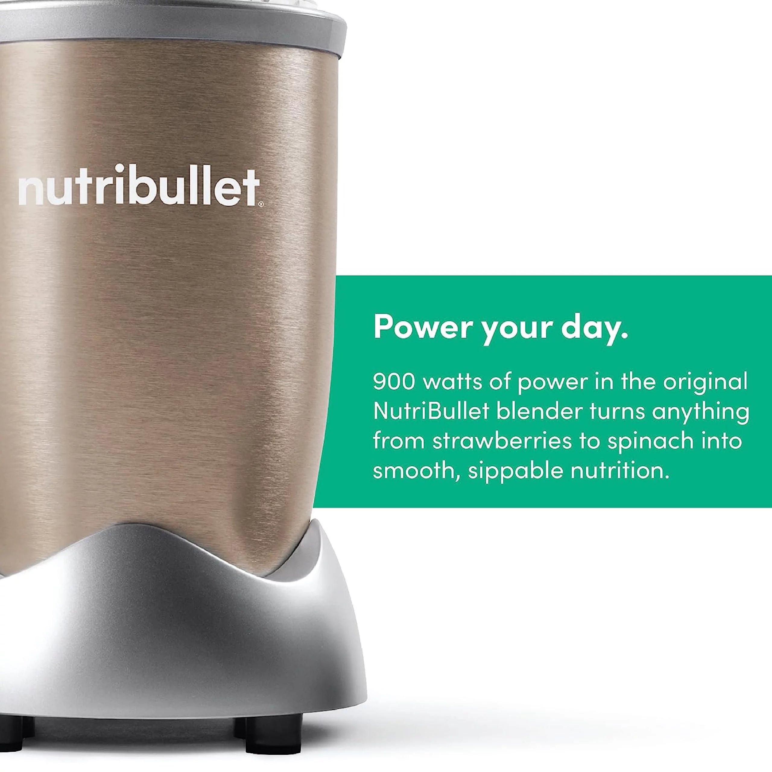 Nutribullet 900 Watts - Champagne - 9 Pirces