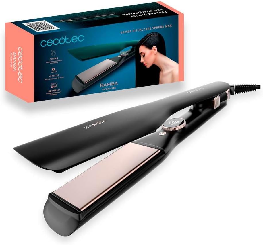 Cecotec RitualCare Sphere Max Hair Straightener XL 45mm Plates