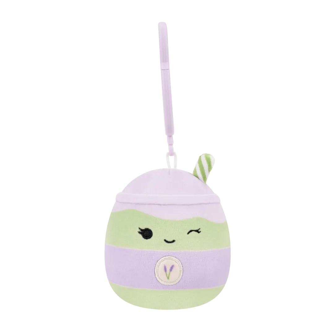 Squishmallows Clip-On Latchmi Lavender Matcha Latte