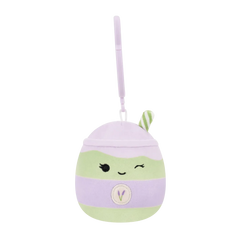 Squishmallows Clip-On Latchmi Lavender Matcha Latte