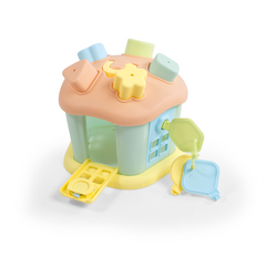 DOLU Shape Sorter Sweet House Pastel Orange