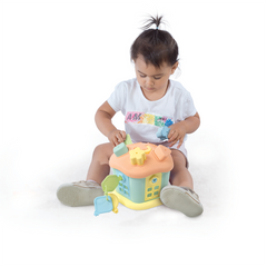 DOLU Shape Sorter Sweet House Pastel Orange