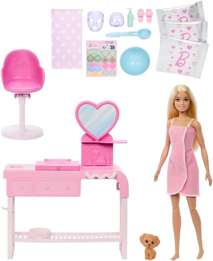 Barbie Face Mask Toy Playset