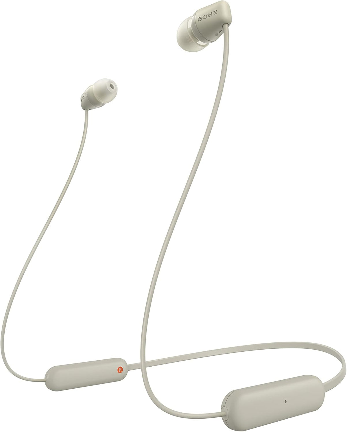 Sony WI-C100 Wireless In-ear Headphones - Taupe