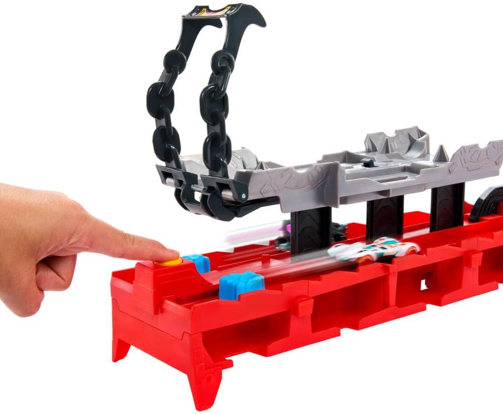 Hot Wheels City Toy Car Track Set, Ultimate Dual Dragon Transporter