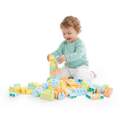 DOLU Colour Big Blocks 85 Pcs Pastel