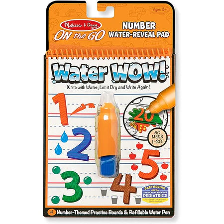 Melissa & Doug On The Go, Reusable Water-Reveal Activity Pad - Numbers