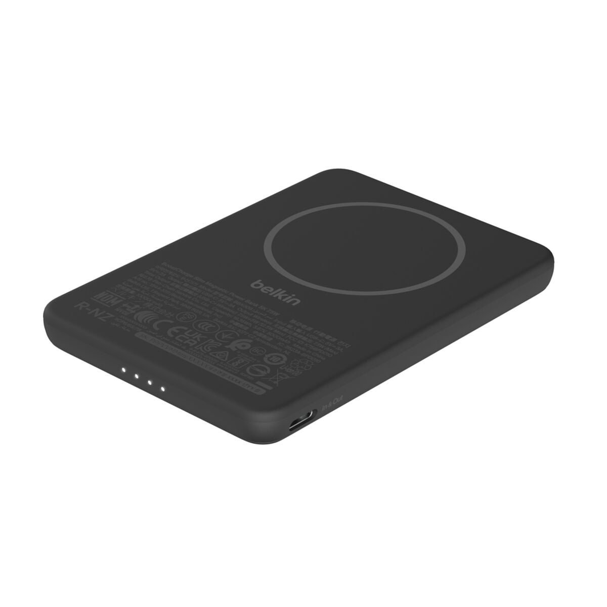 Belkin BoostCharge Slim Magnetic 5000mAh Power Bank MagSafe - Black