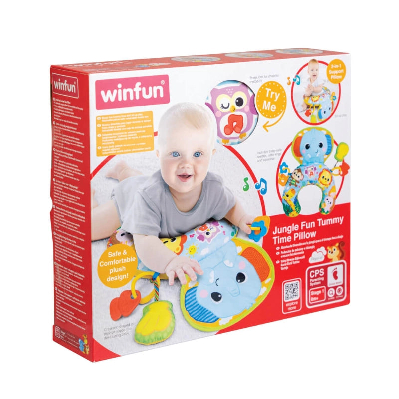 Jungle Fun Tummy Time Pillow - 230101