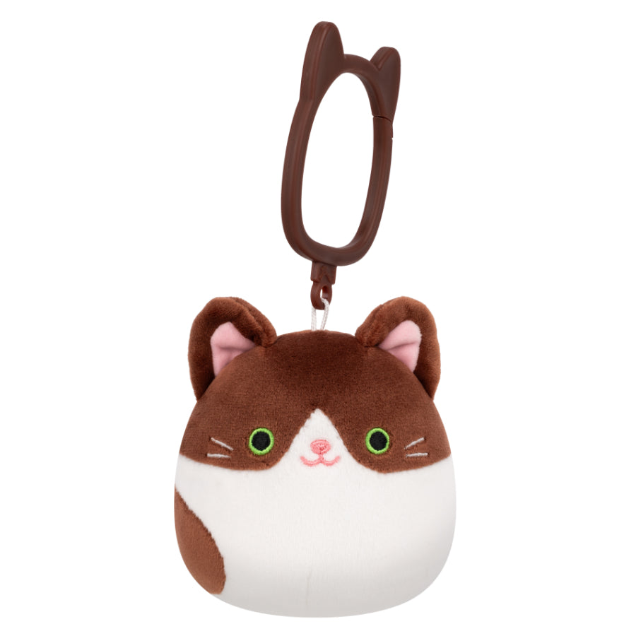 Squishmallows Clip-On Glaudini Tuxedo Cat