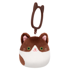 Squishmallows Clip-On Glaudini Tuxedo Cat