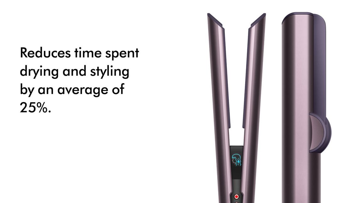Dyson Airstrait straightener - Jasper Plum