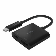 Belkin  USB-C to HDMI + Charge Adapter (60W PD) - Black
