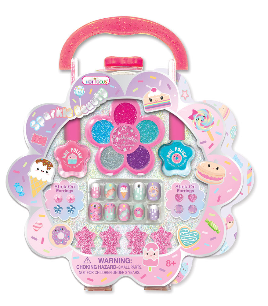 Hot Focus Sparkle Beauty Cosmetic Set – Sweets