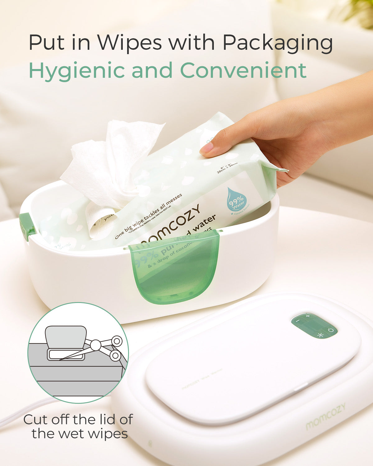 Momcozy Baby Wipe Warmer MAX - Large Capacity
