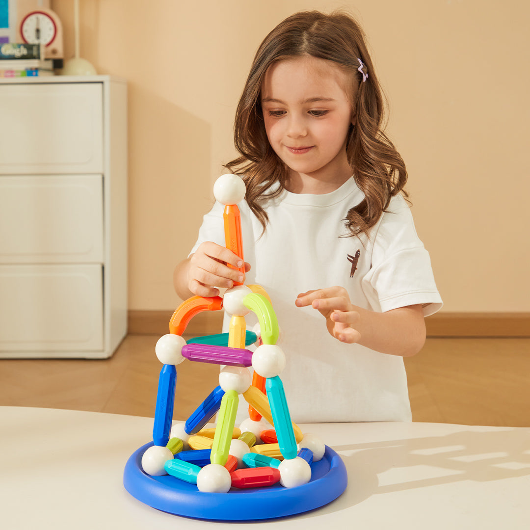 Mideer Rainbow Magnetic-Building Sticks-100pcs