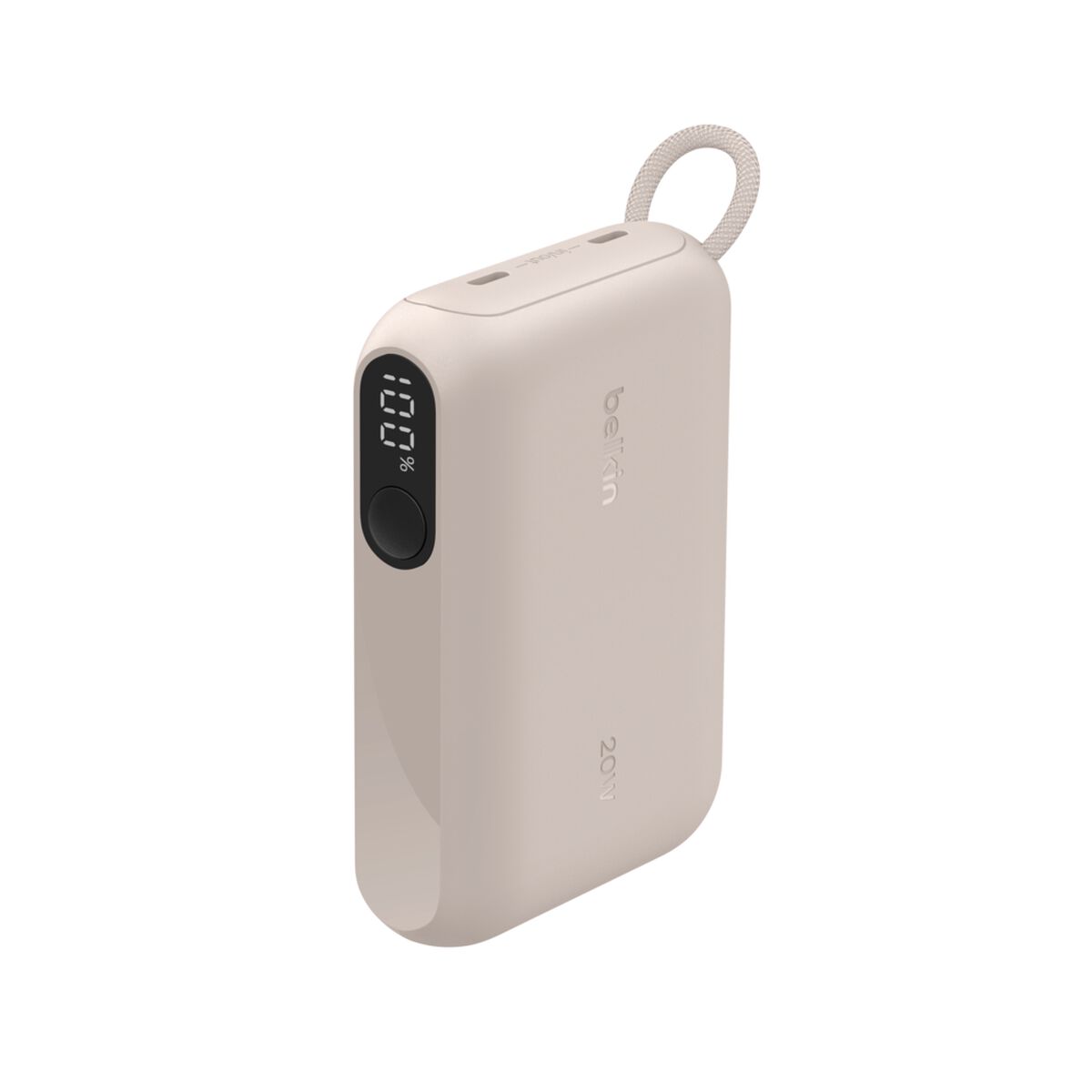 Belkin BoostCharge 10000mAh Power Bank with Display 20W PD - Sand