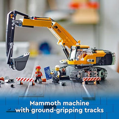 LEGO City Yellow Construction Excavator Toy Digger for 8+