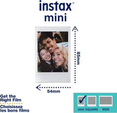 FUJIFILM instax mini 12 Instant Film Camera Holiday Bundle - Pastel Blue