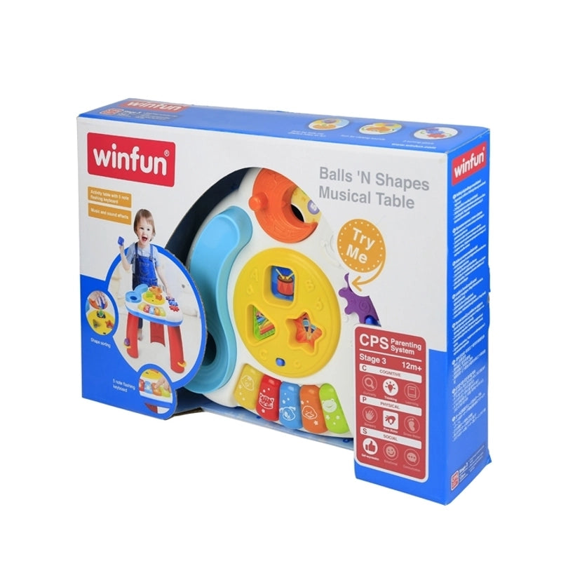 Balls 'N Shapes Musical Table - 000812
