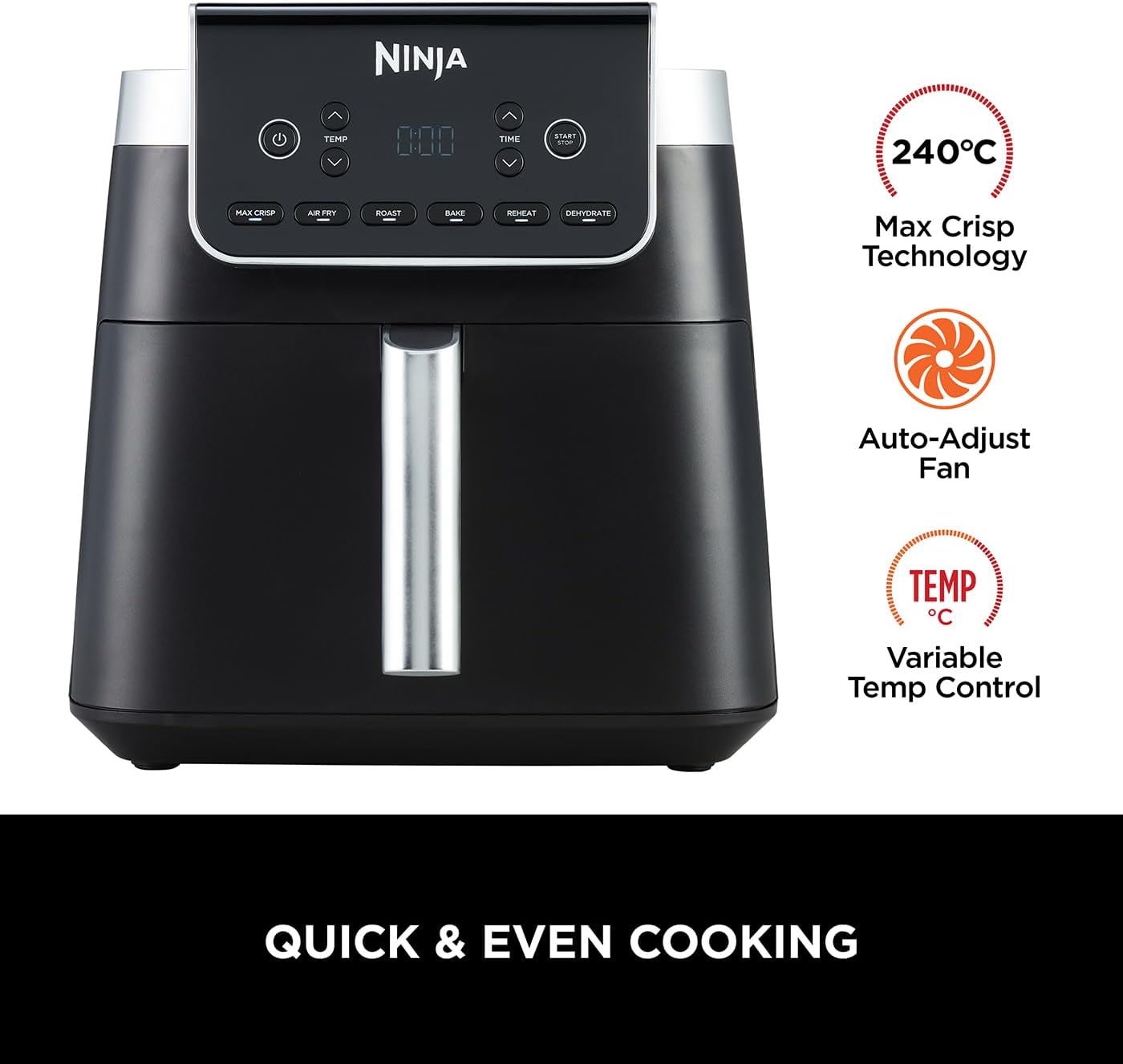 Ninja Air Fryer MAX PRO 6.2L