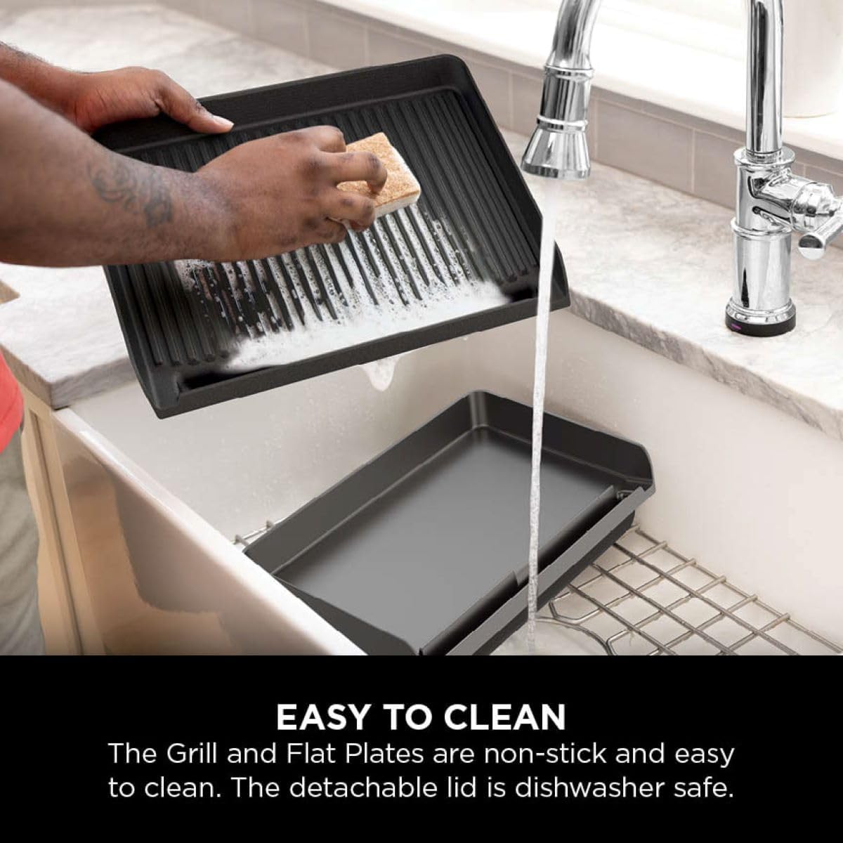 Ninja Sizzle Indoor Grill & Flat Plate Ninja Sizzle Indoor Grill & Flat Plate