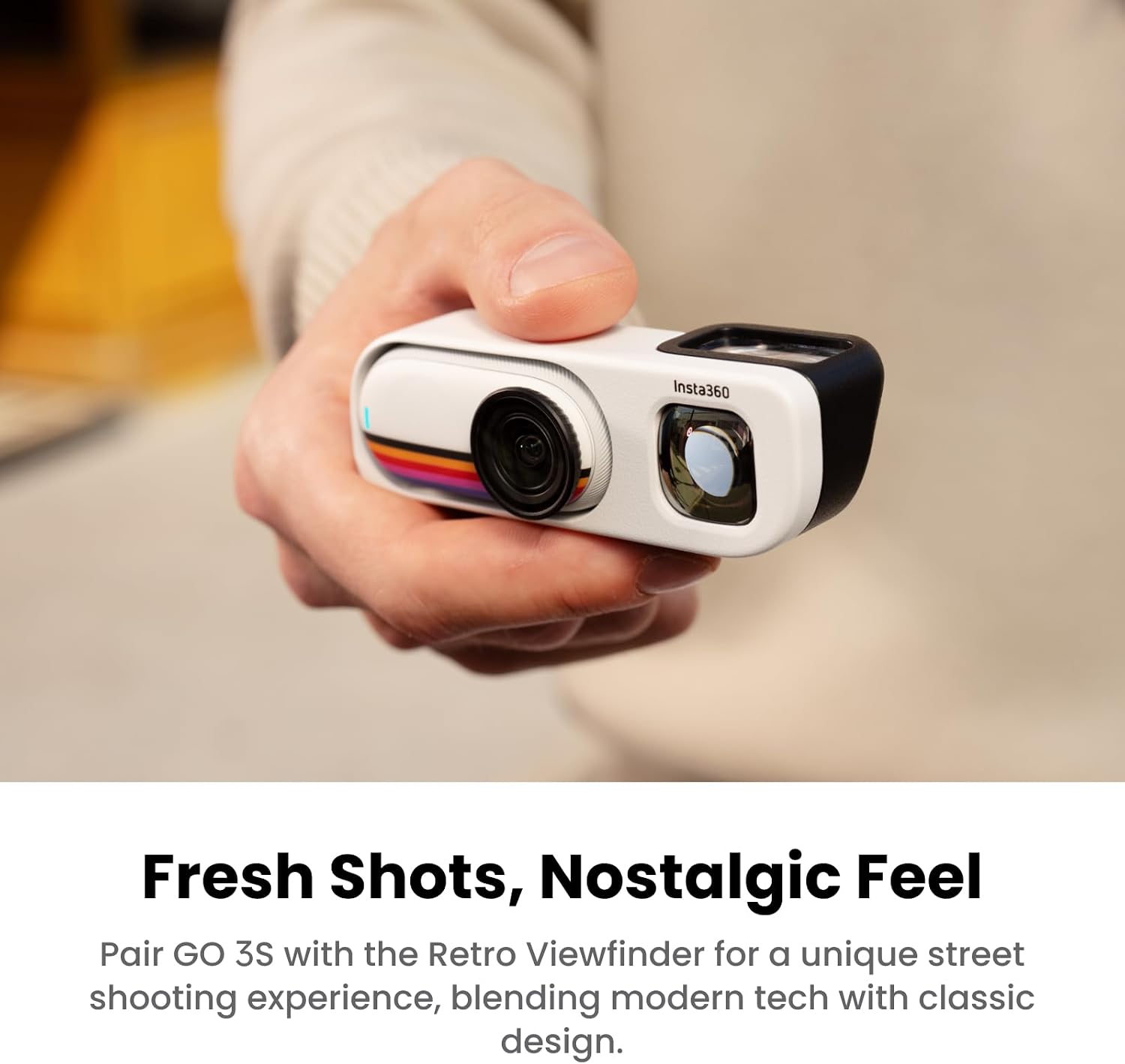 Insta360 GO 3S Retro Special Edition 128GB – Red 4K Tiny Camera