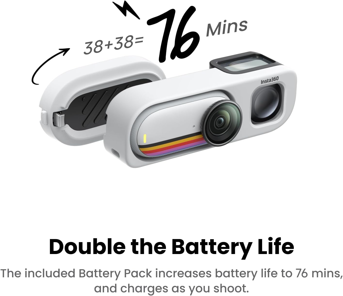 Insta360 GO 3S Retro Special Edition 128GB – Red 4K Tiny Camera