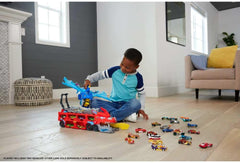 Hot Wheels City Toy Car Track Set, Ultimate Dual Dragon Transporter