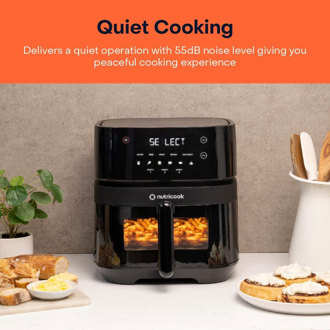 Nutricook Air Fryer 3 Vision 1700 Watts 5.7L - Black Nutricook Air Fryer 3 Vision 1700 Watts 5.7L - Black