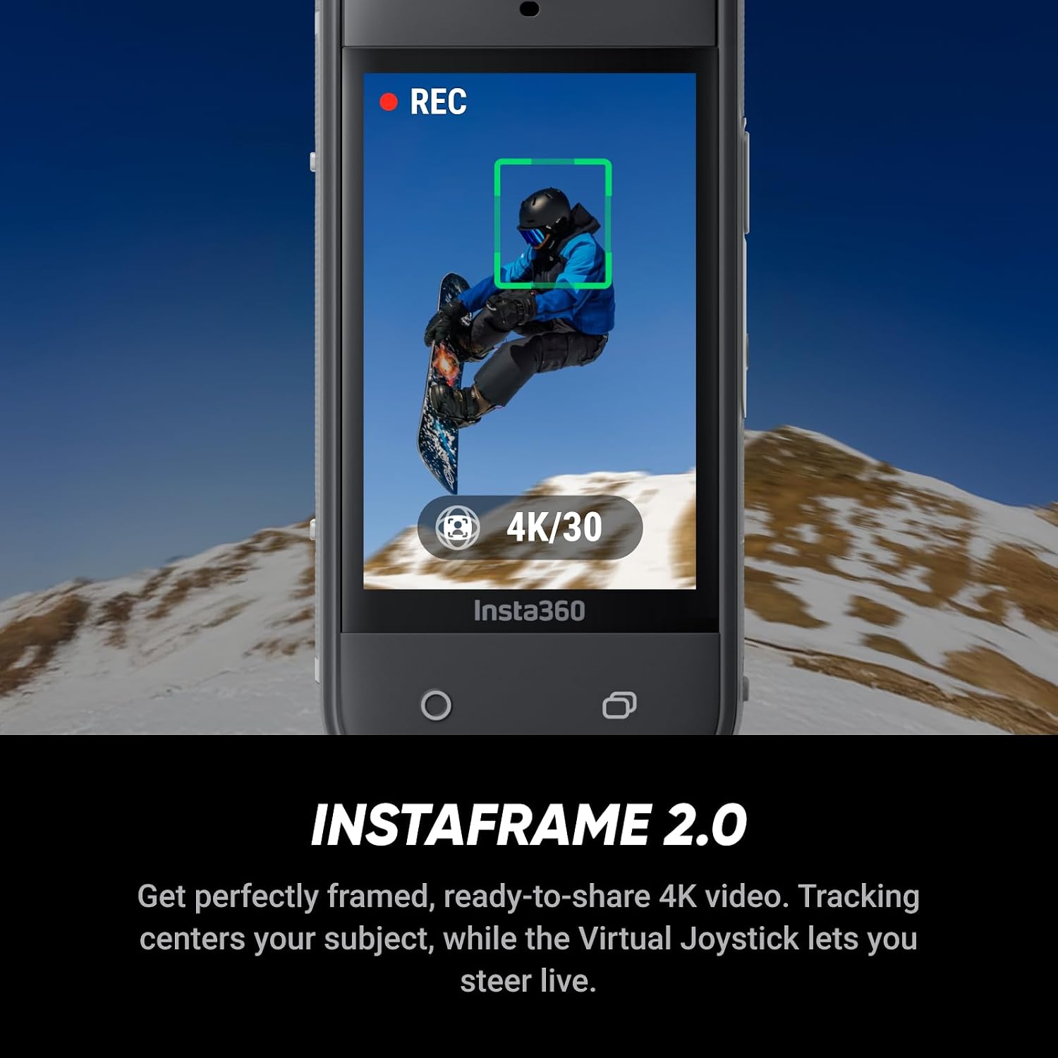 Insta360 X5 360 Camera Standalone – 8K Low-Light, Black