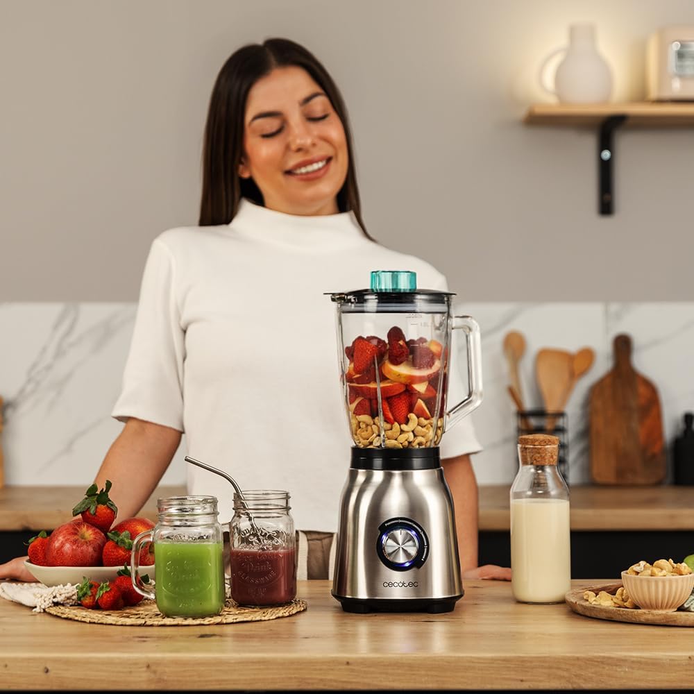 Cecotec Power Black Titanium 1800MAX Inox Jug Blender