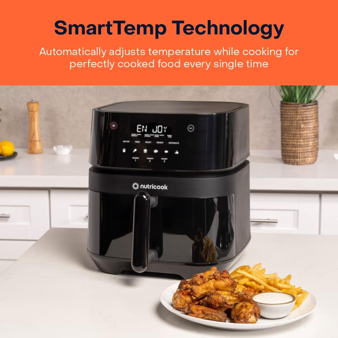 Nutricook Air Fryer 3 Vision 1700 Watts - Black