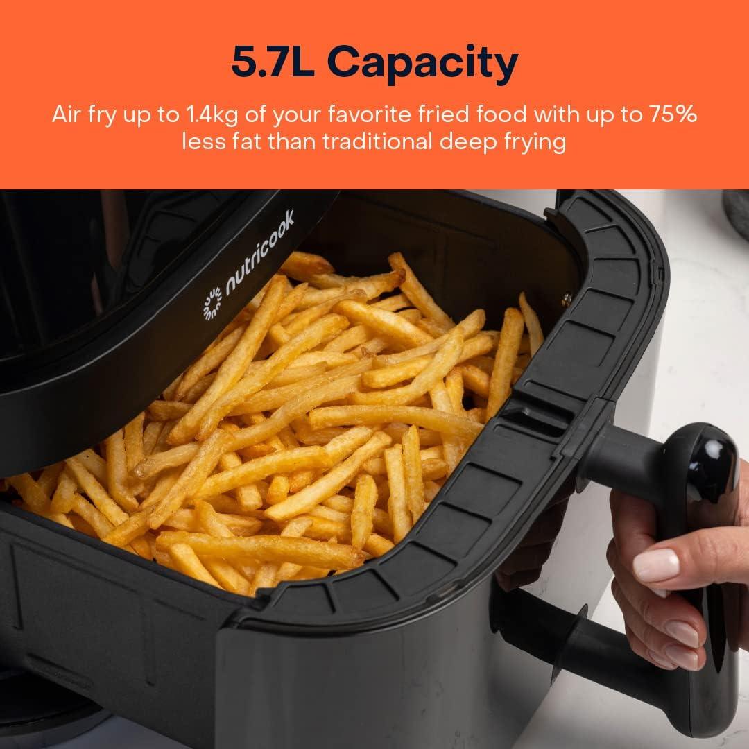 Nutricook Air Fryer 3 Vision 1700 Watts 5.7L - Black Nutricook Air Fryer 3 Vision 1700 Watts 5.7L - Black