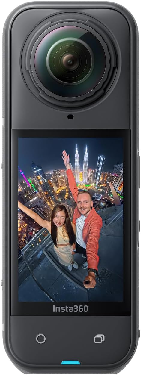 Insta360 X5 360 Camera Standalone – 8K Low-Light, Black