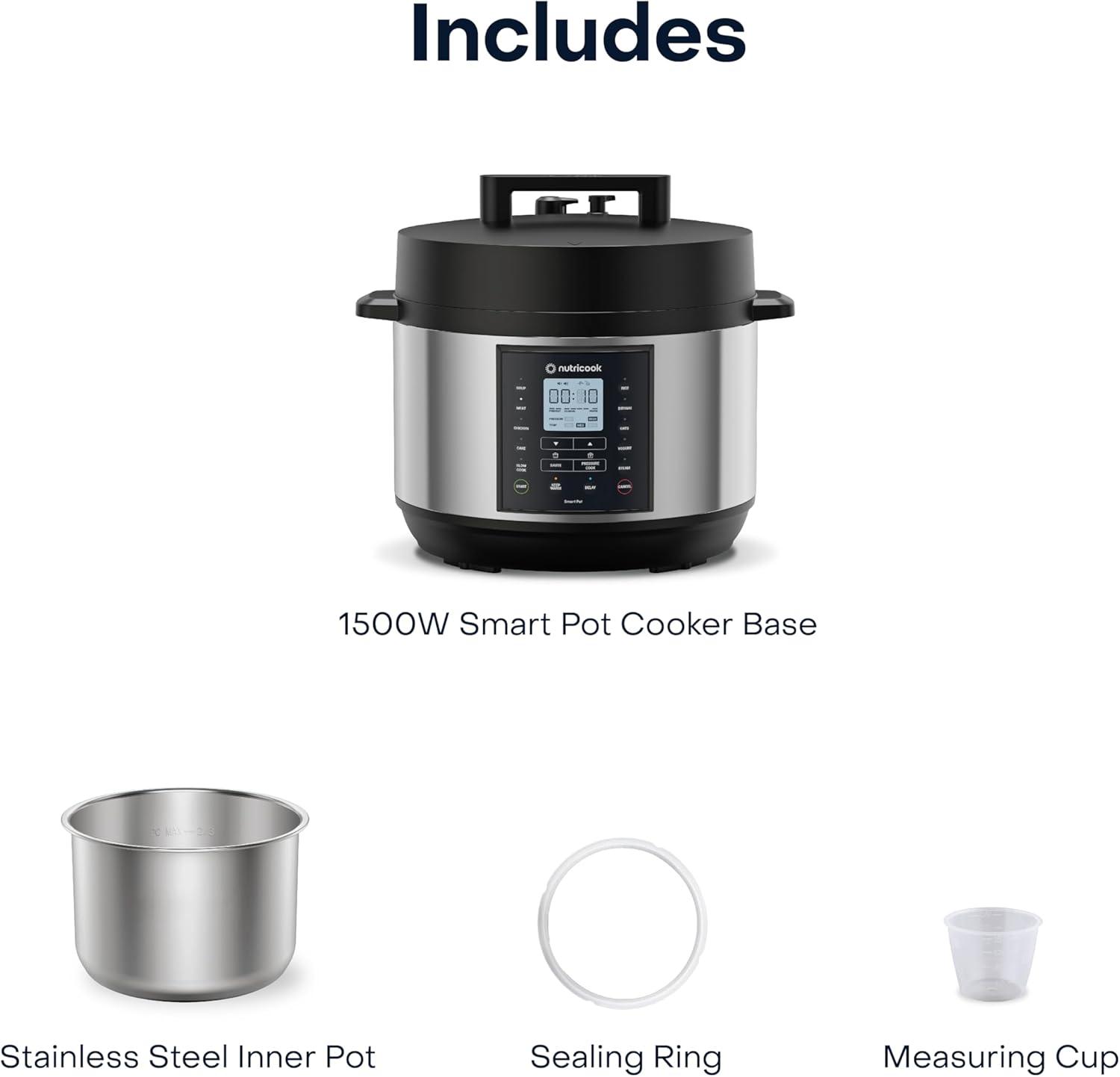 Nutricook Smart Pot 2 1500 Watts - Stainless steel Nutricook Smart Pot 2 1500 Watts - Stainless steel