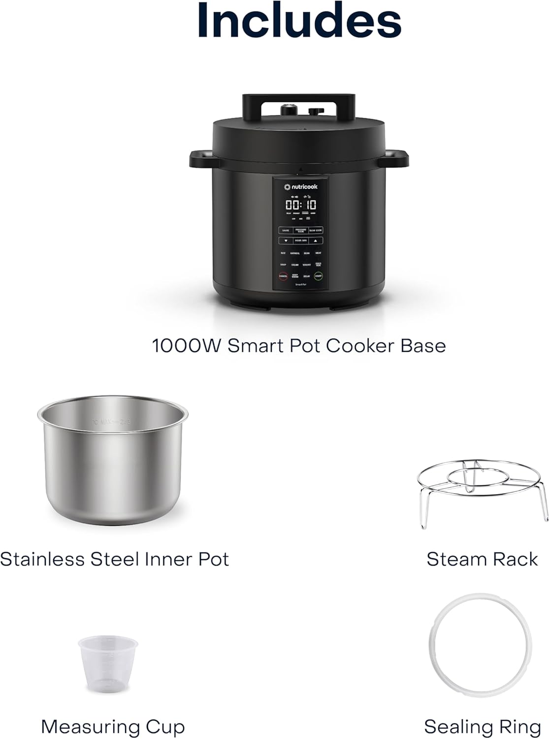 Nutricook Smart Pot 2, 6L 1000 Watts