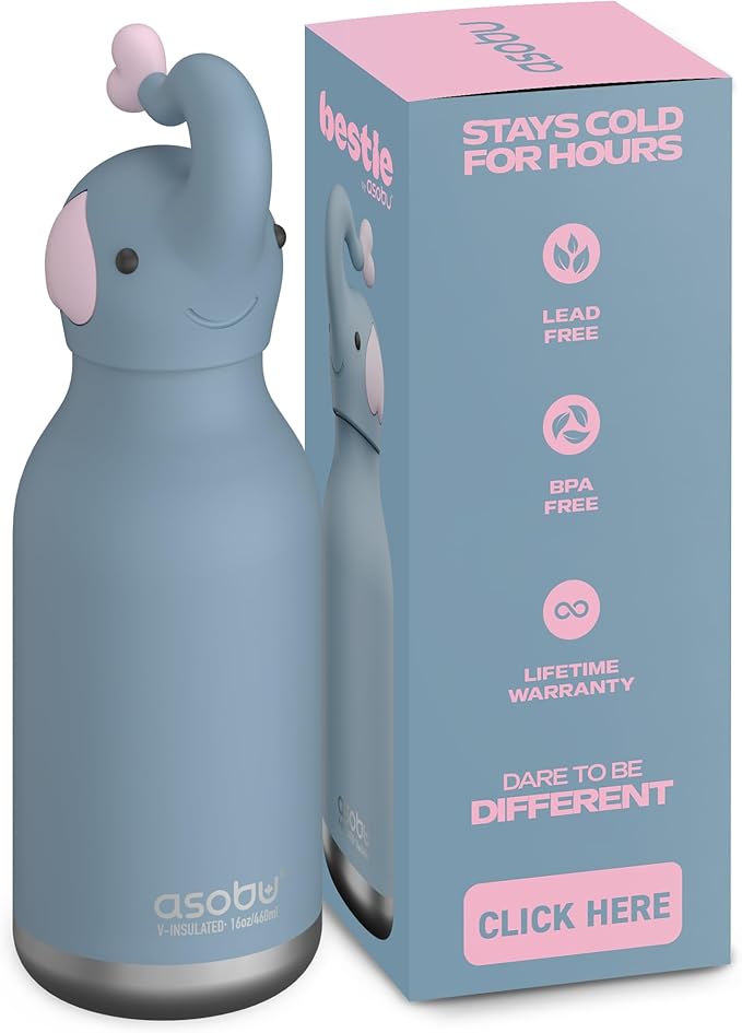 asobu Bestie Bottle Insulated Stainless Steel Water Bottle