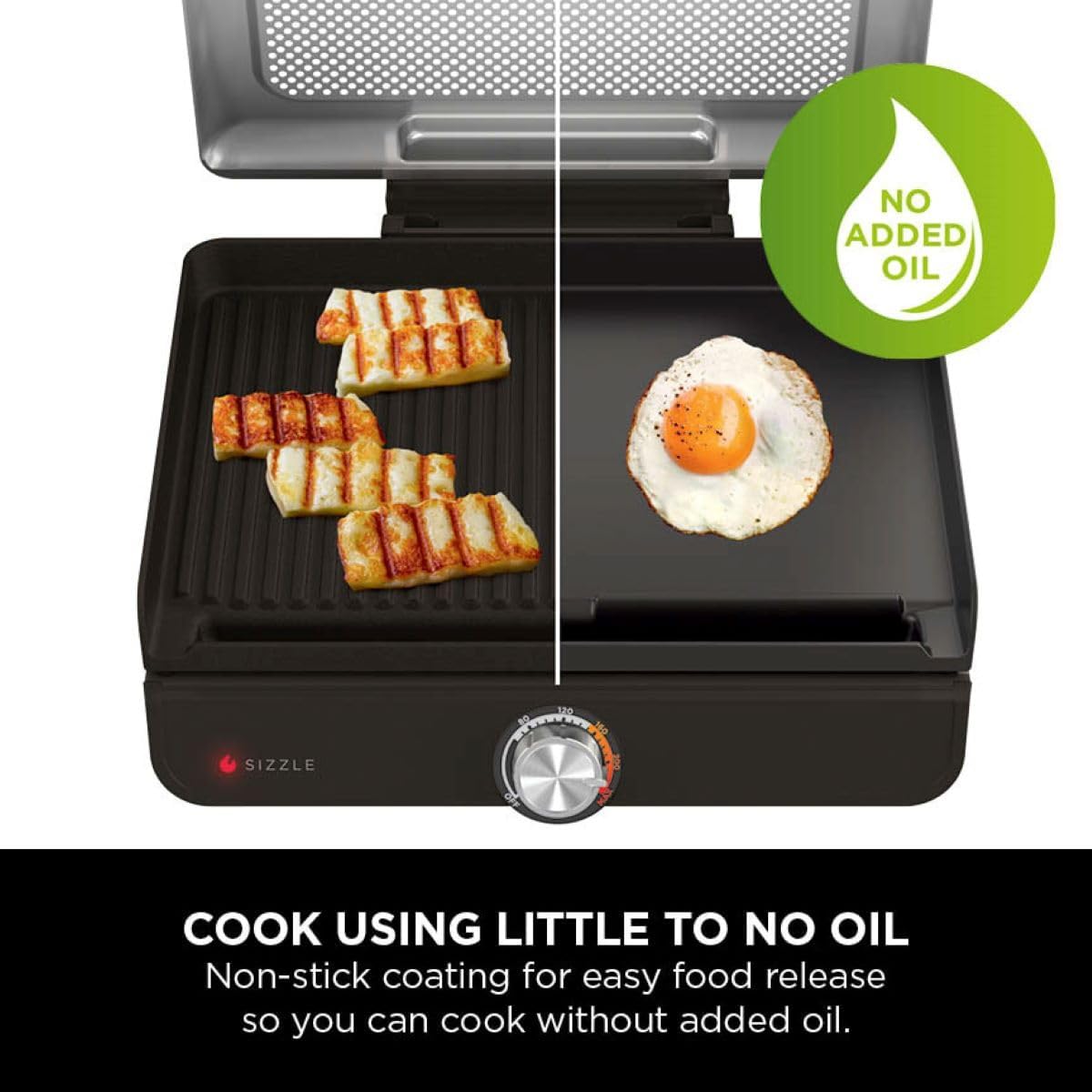 Ninja Sizzle Indoor Grill & Flat Plate Ninja Sizzle Indoor Grill & Flat Plate