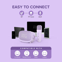 Kids singing with myFirst Voice 2 Purple