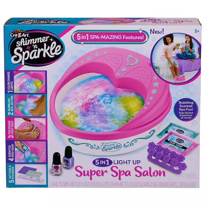 Shimmer ‘N Sparkle  5-in-1 Light Up Super Spa Salon