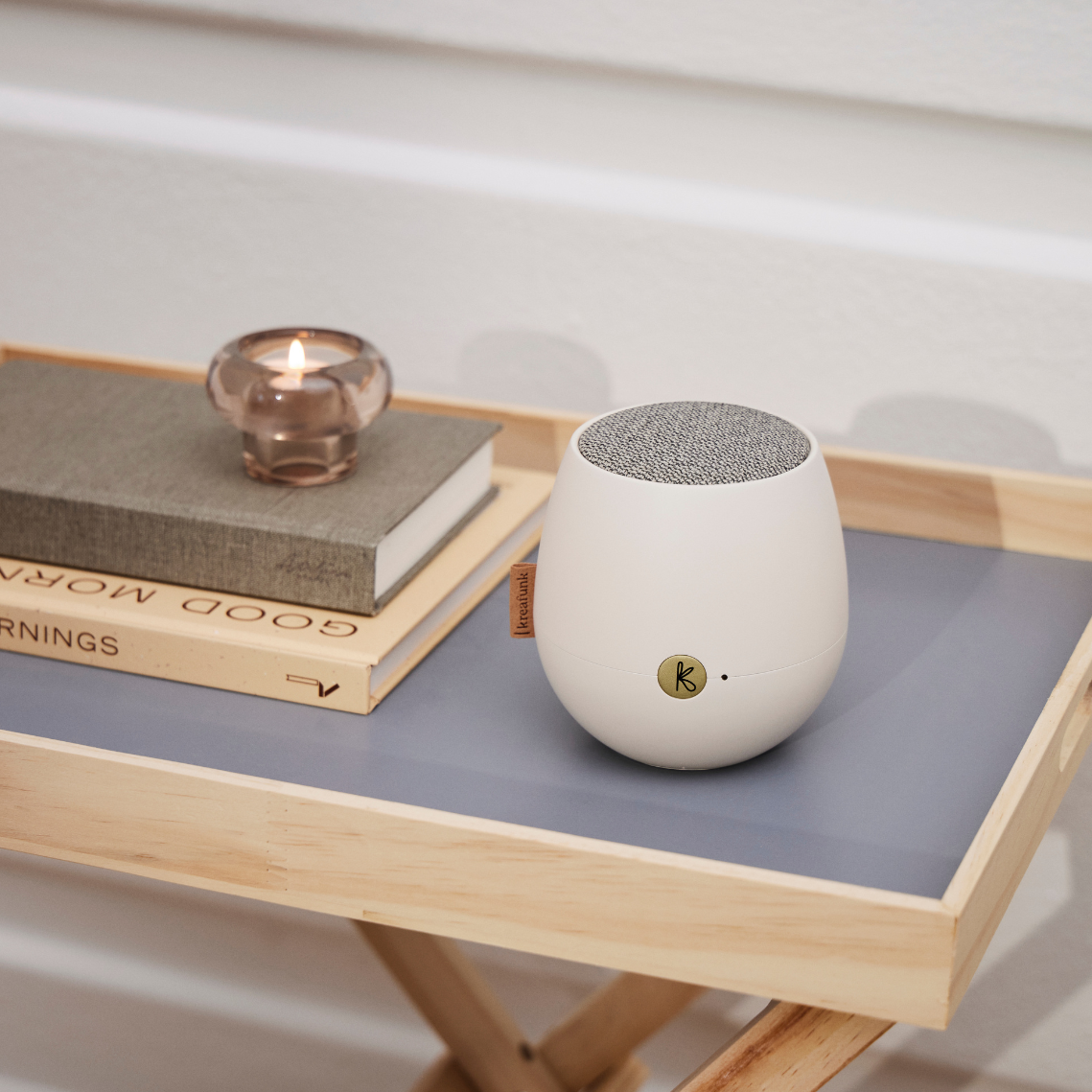 Kreafunk aJAZZ 2 Soft White Bluetooth Speaker
