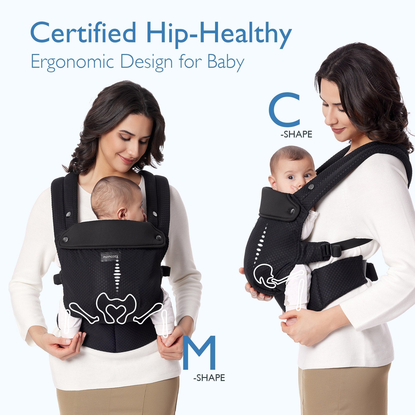 3-in-1 Baby Carrier - Black