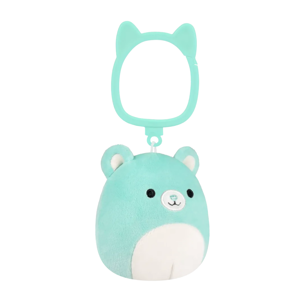 Squishmallows Clip-On Belinda Teal Bear