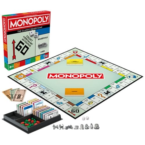 Hasbro Monopoly Classic with Storage Tray