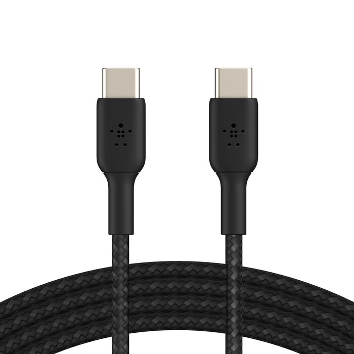 BELKIN BOOSTCHARGE C - C BRAIDED CABLE 1M - BLACK BELKIN BOOSTCHARGE C - C BRAIDED CABLE 1M - BLACK