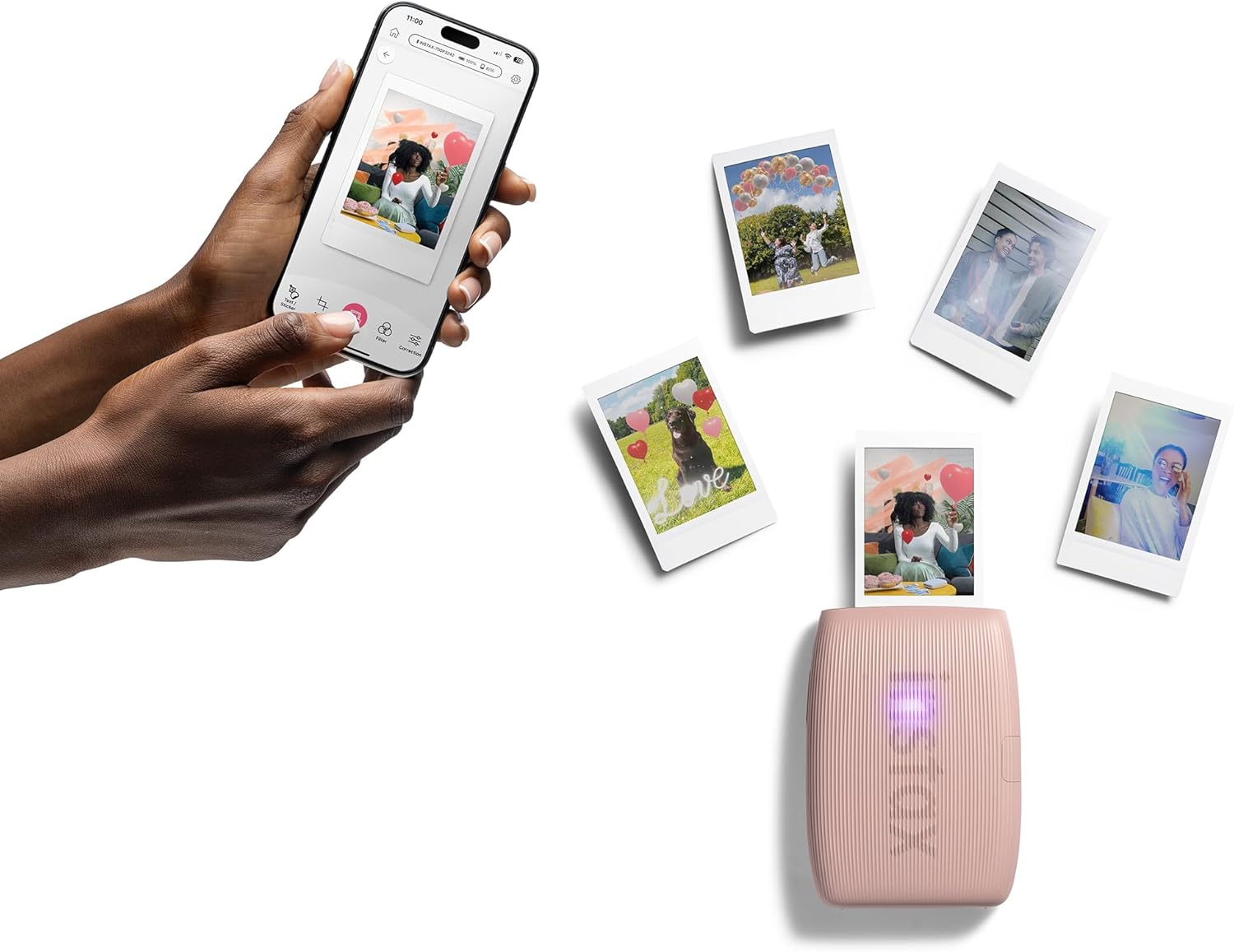 Fujifilm Instax Mini Link 3 Smartphone Printer - Rose Pink